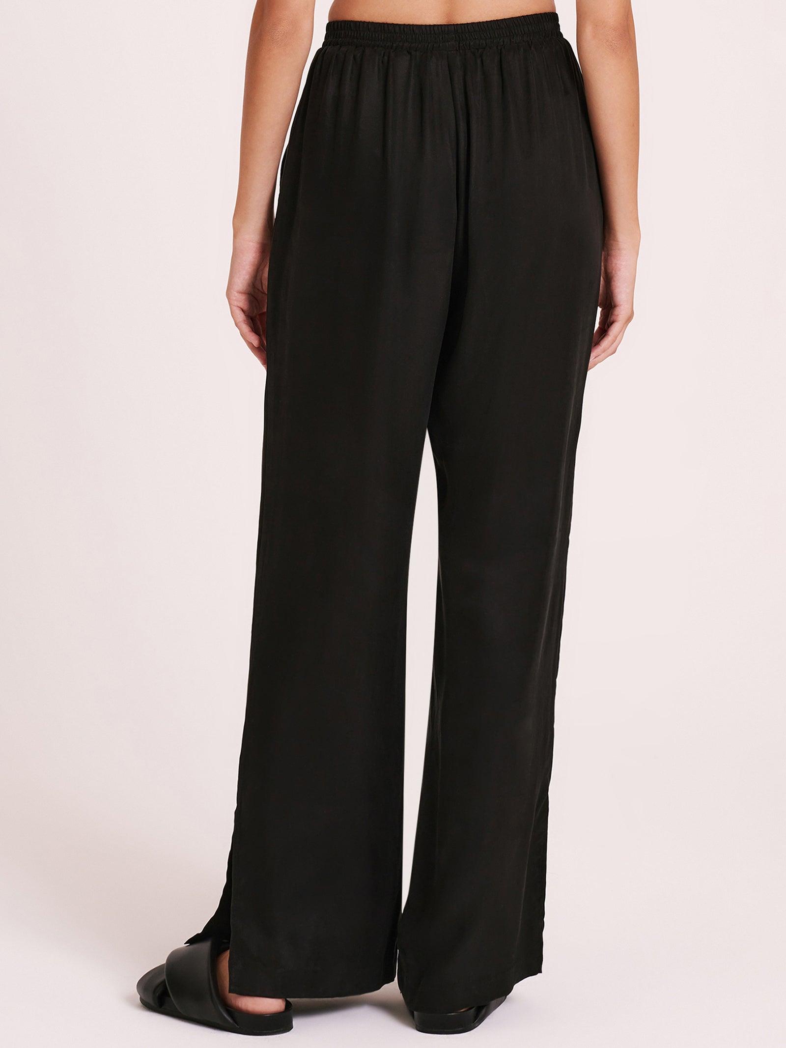 Dara Cupro Pants in Black