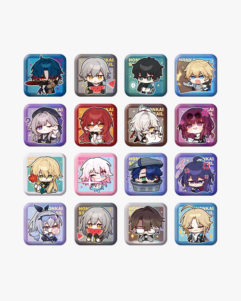 Honkai: Star Rail Pom-Pom Gallery Series Square Badge