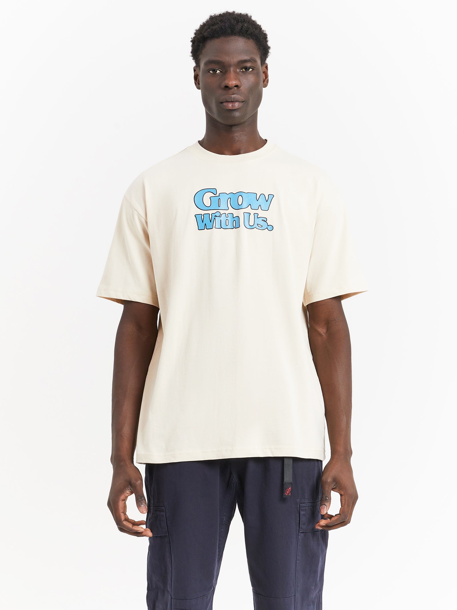 Grow With Us T-Shirt in Ecru Off-White