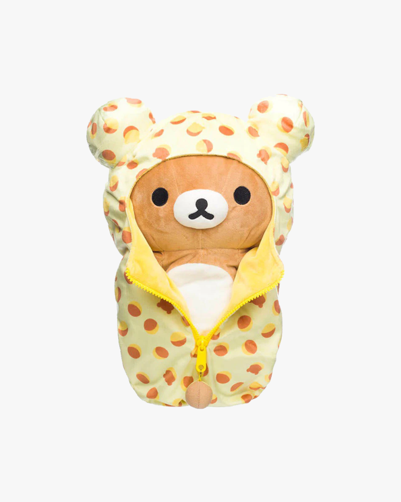 San-X Rilakkuma Acorn Pattern Sleeping Bag Plush