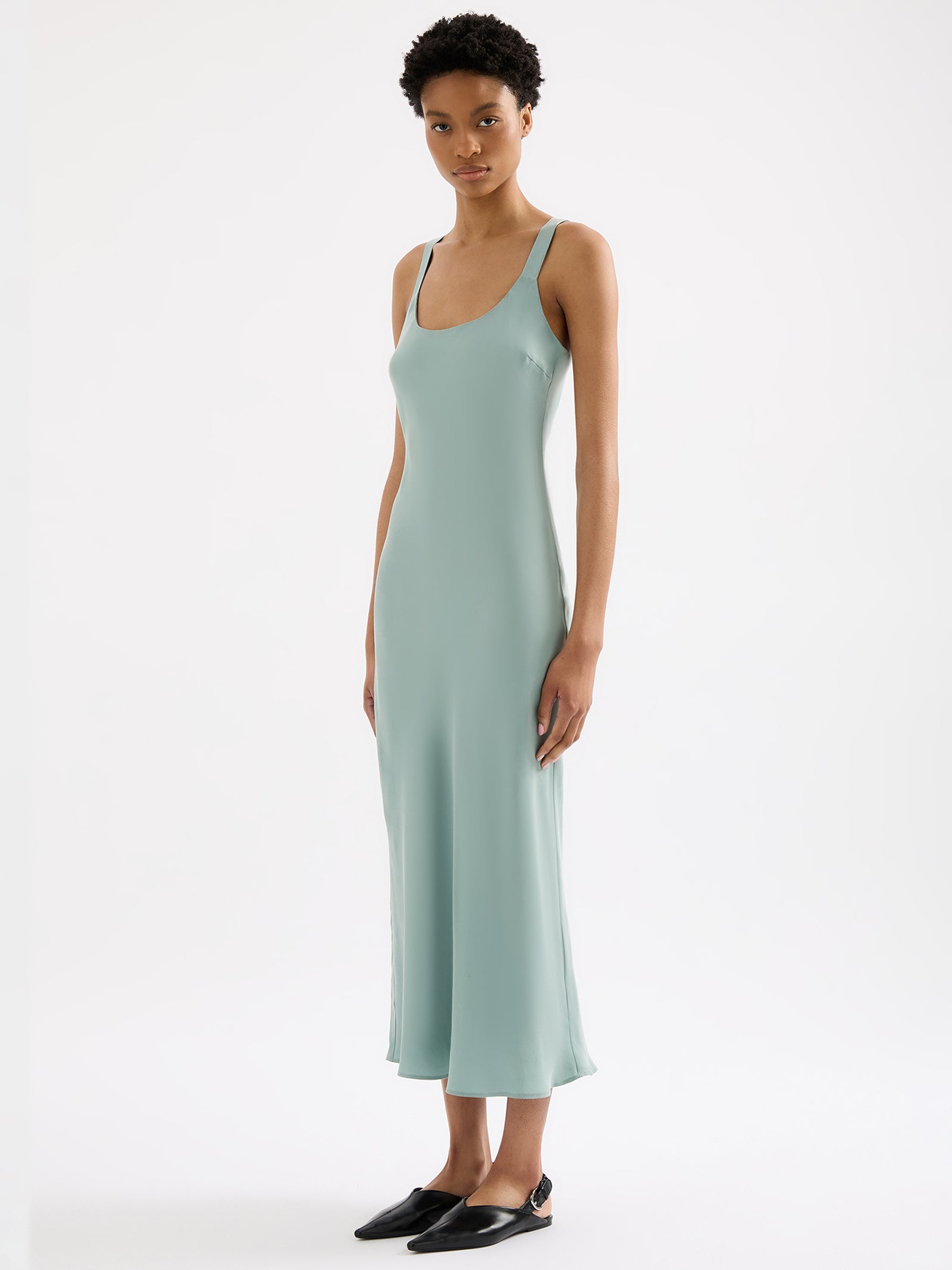 Ren Cupro Slip Dress