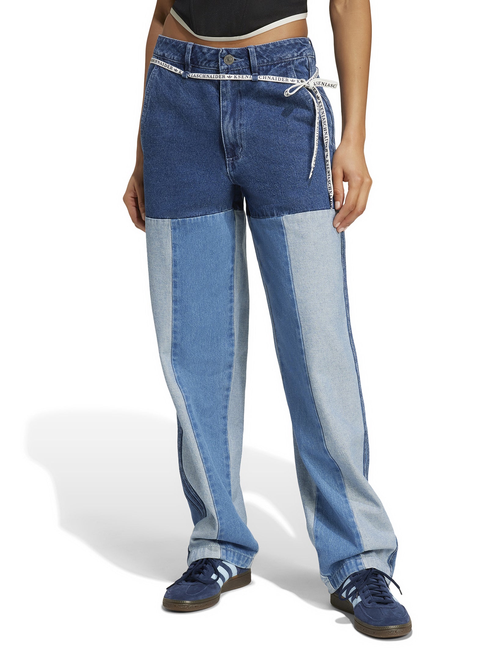 Kseniaschnaider Patchwork Straight Leg Jeans