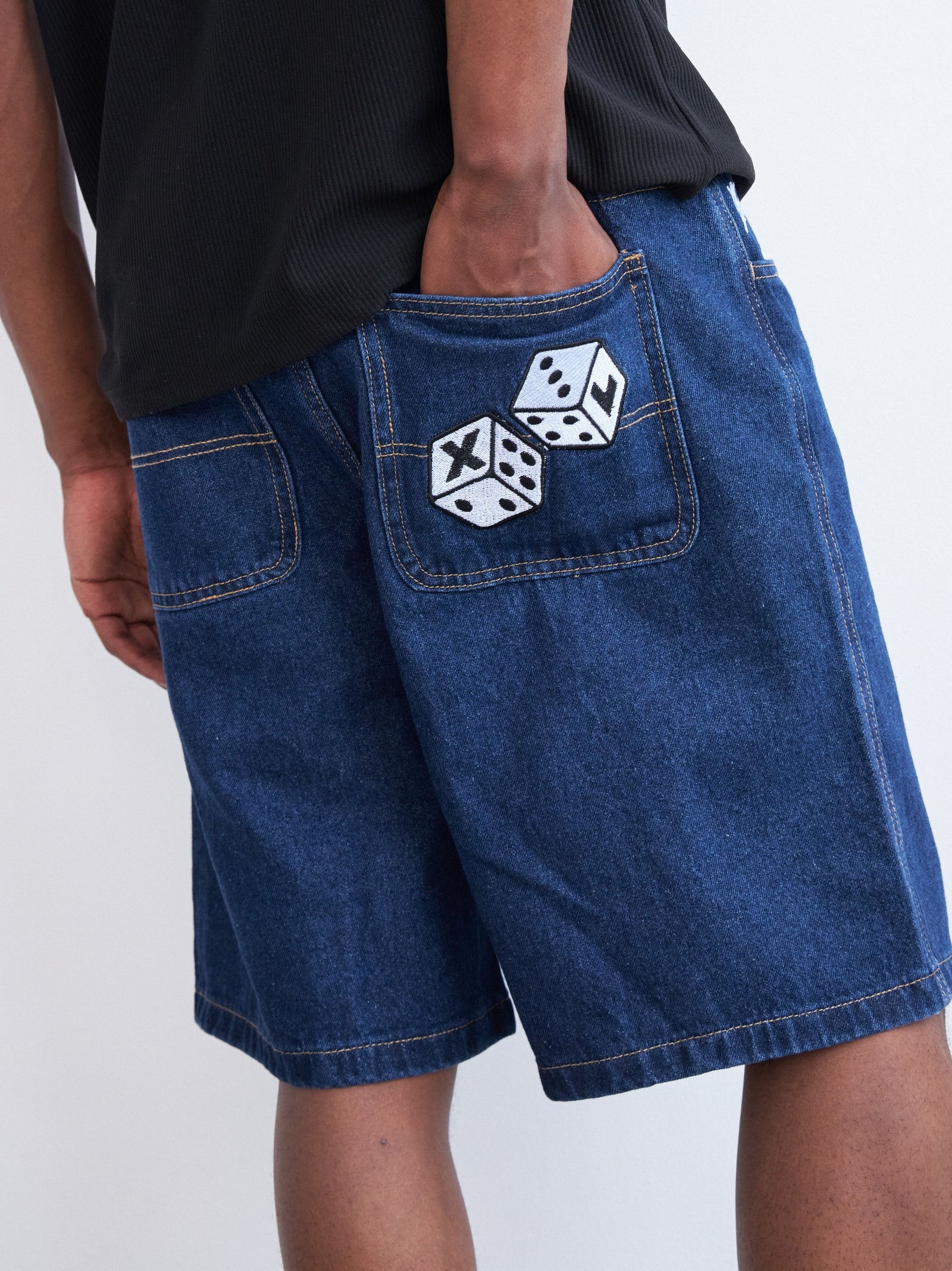 Xl Dice Bull Denim Short