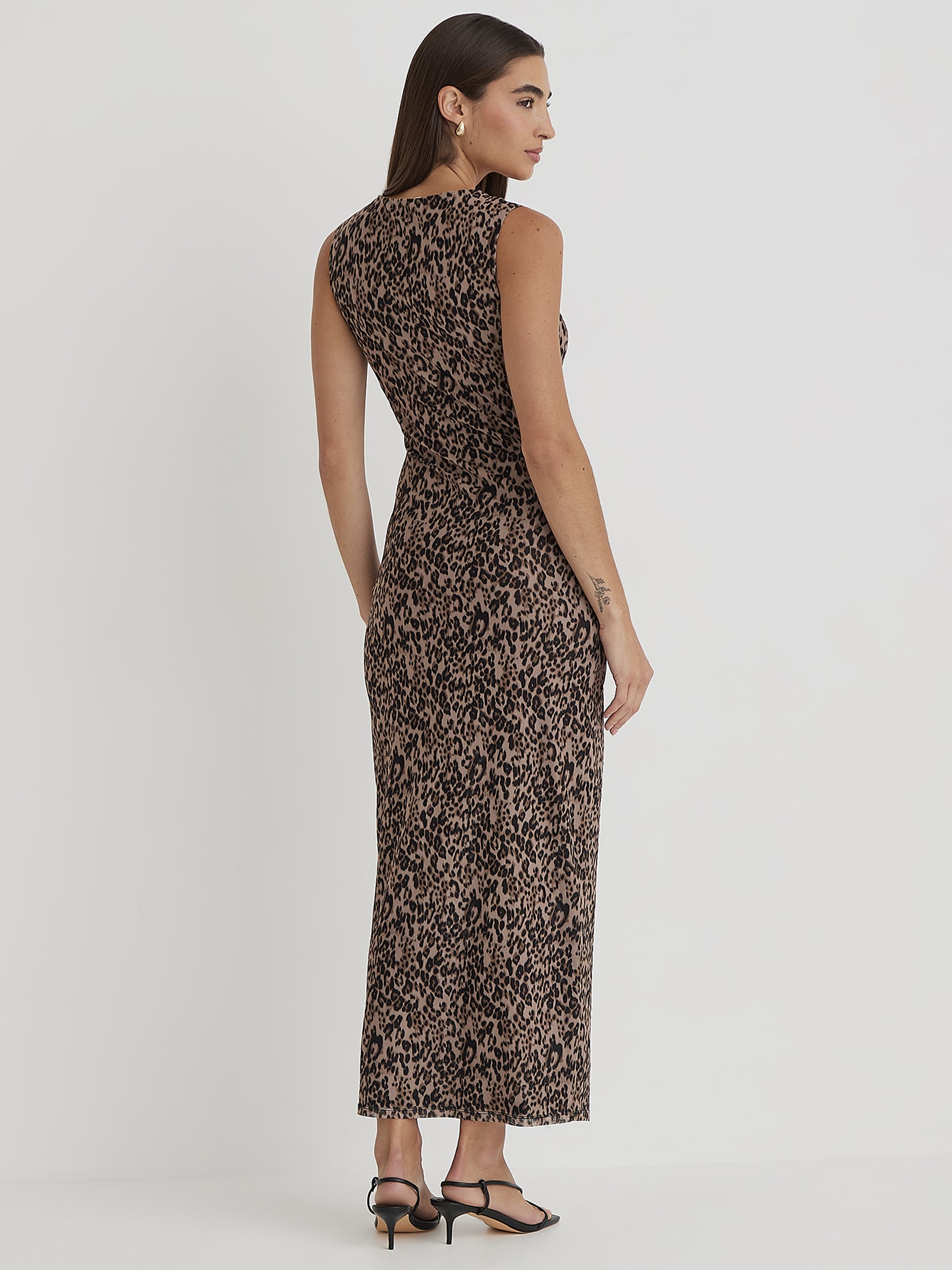 Derry Dress In Leopard Print