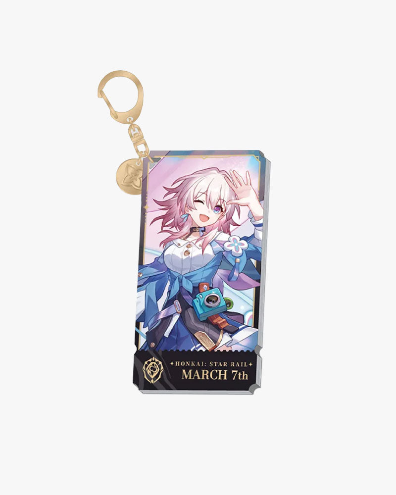 Honkai: Star Rail The Preservation Path Character Acrylic Keychain