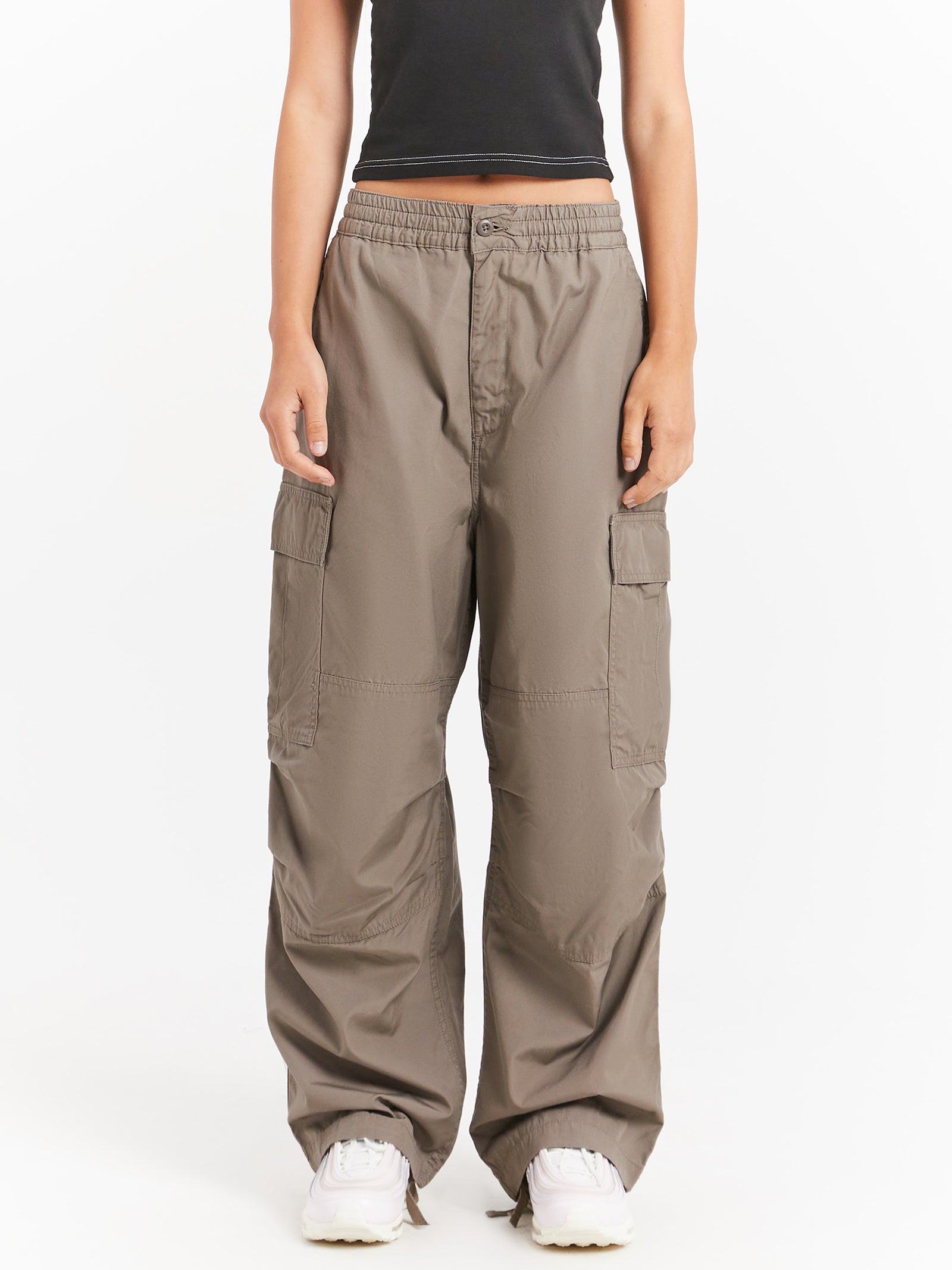 Jet Baggy Cargo Pants in Barista Brown