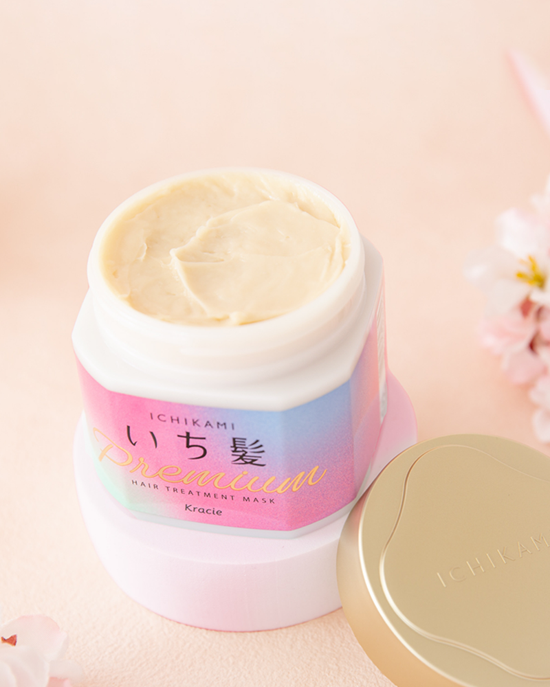 Kracie Ichikami Premium Wrapping Hair Mask