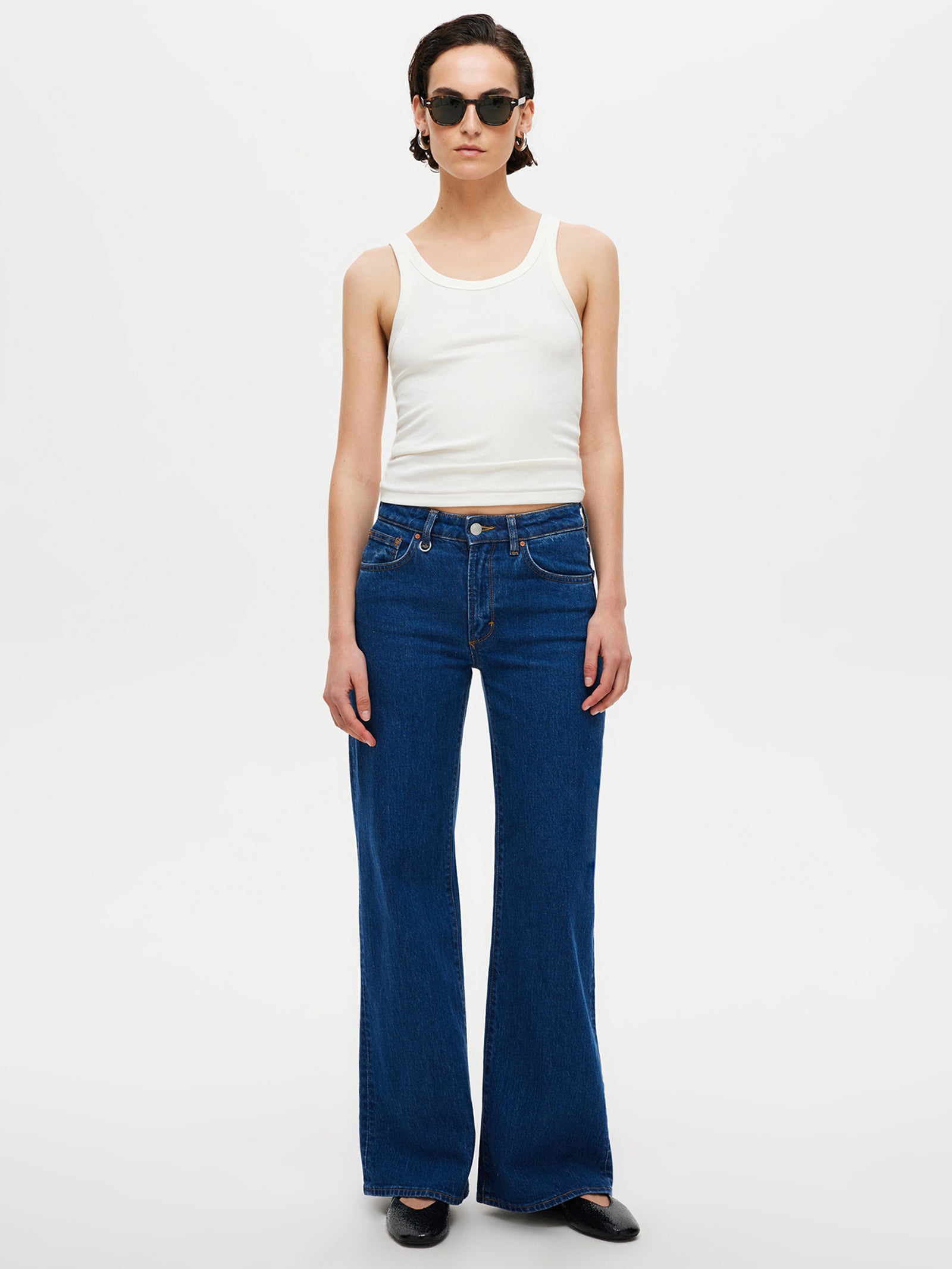 Eva Wide-Leg Jeans Royal