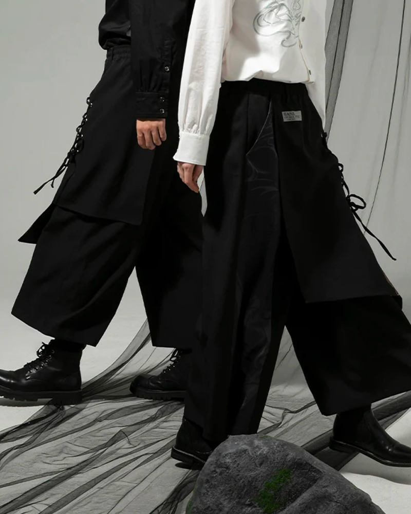 Genshin Impact Xiao Bane of All Evil Series Culottes Pants