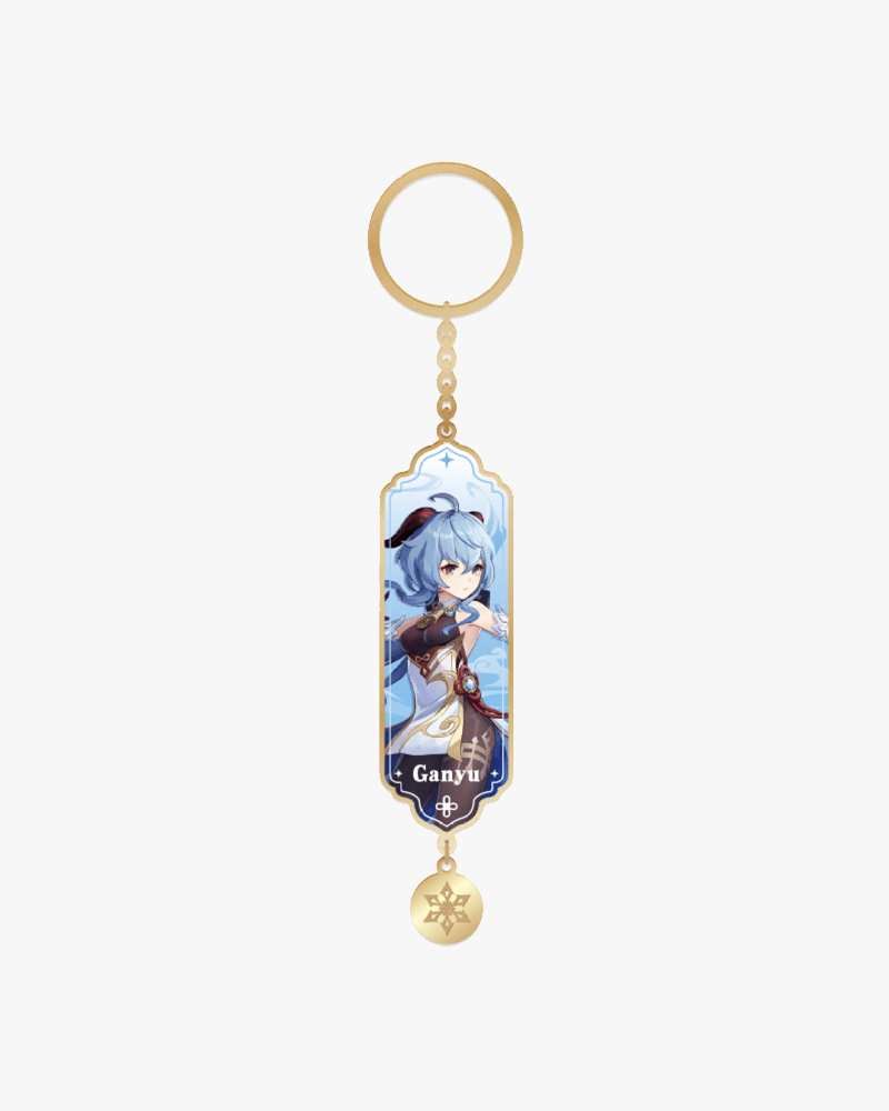 Genshin Impact Character Metal Keychain