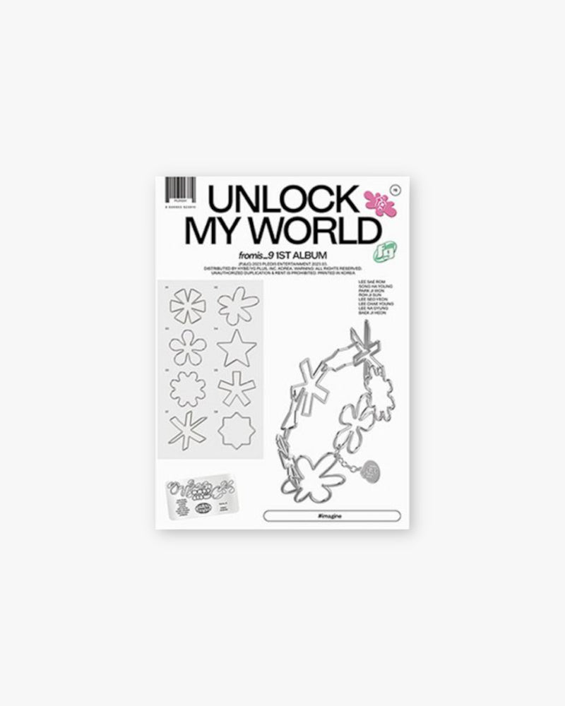 fromis_9 - UNLOCK MY WORLD (1ST ALBUM) (3 VERSIONS)