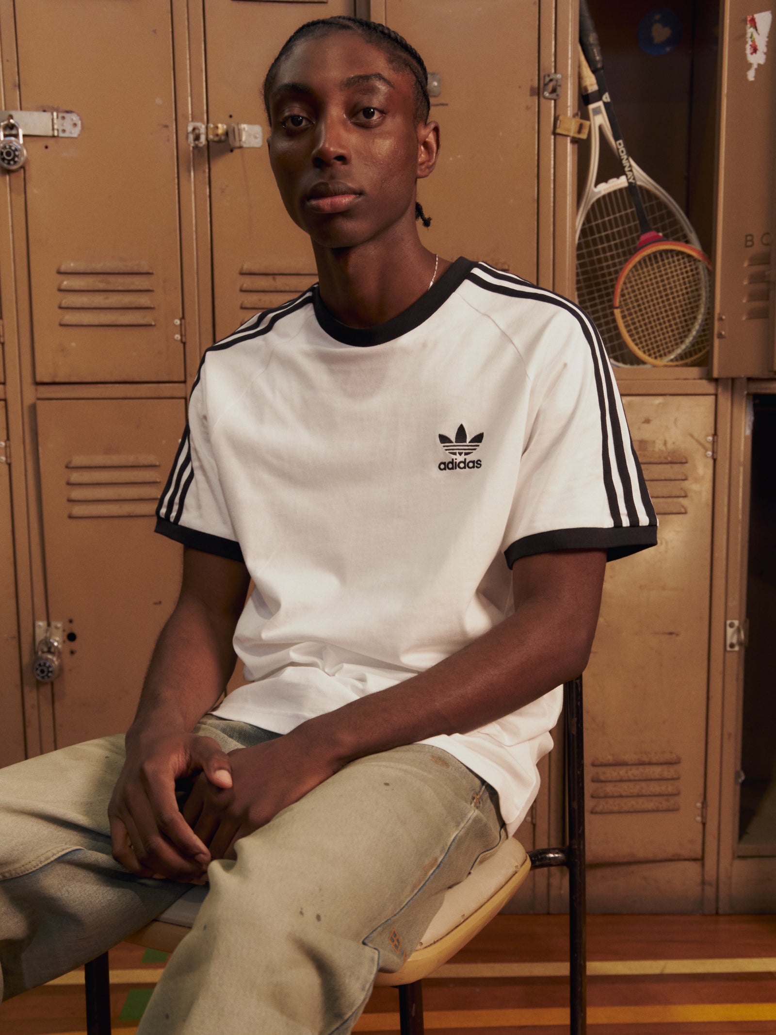 Adicolor Classics 3 Stripes T-Shirt in White