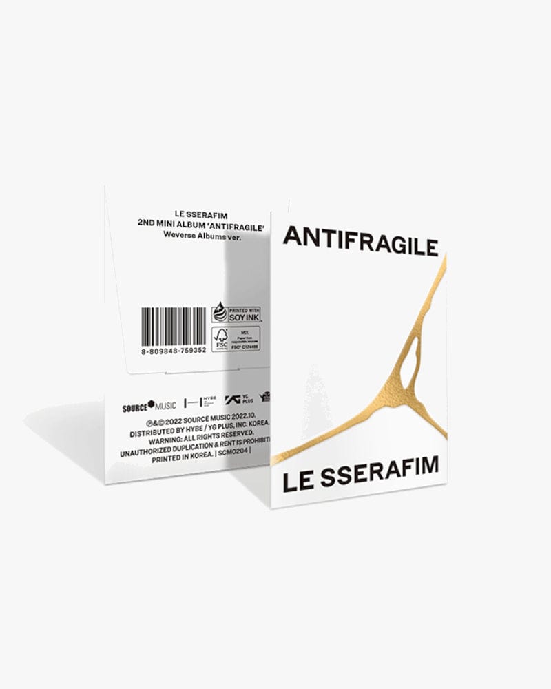 LE SSERAFIM - ANTIFRAGILE (2ND Mini Album) WEVERSE ALBUMS VER.