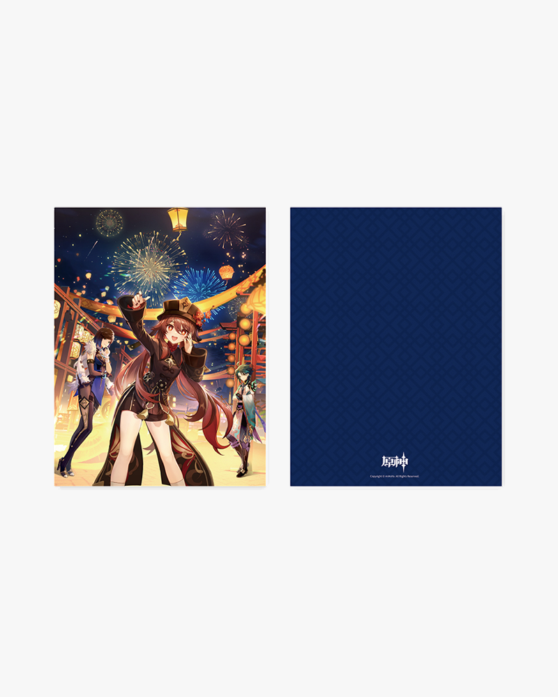 Genshin Impact Theme File Folder - The Exquisite Night