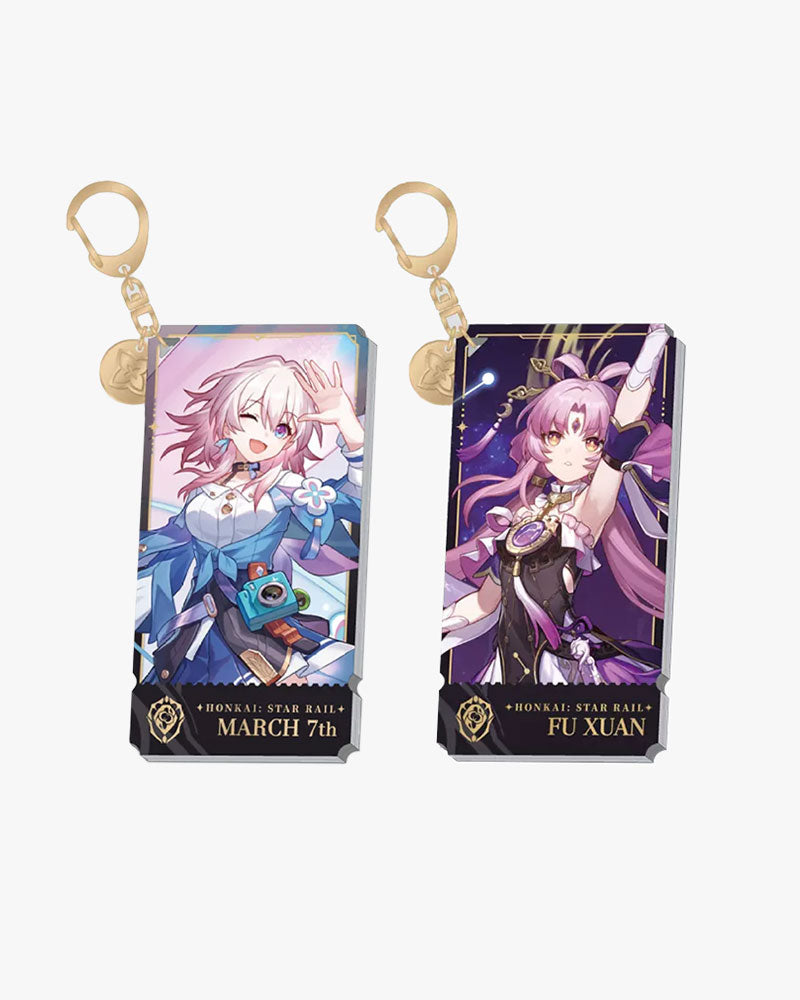 Honkai: Star Rail The Preservation Path Character Acrylic Keychain