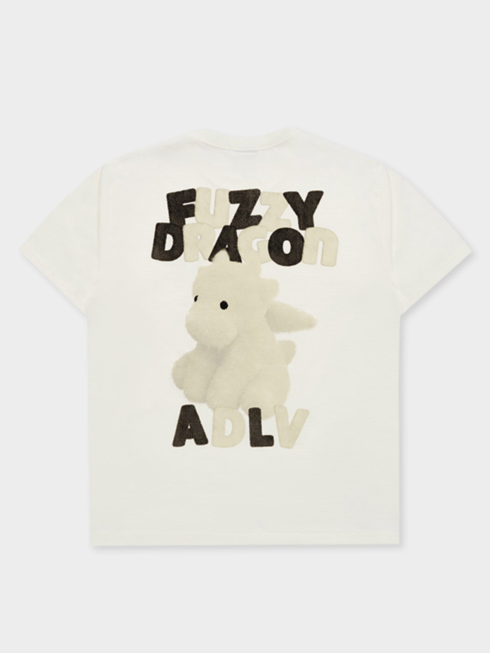 Fuzzy Font Dragon Tee