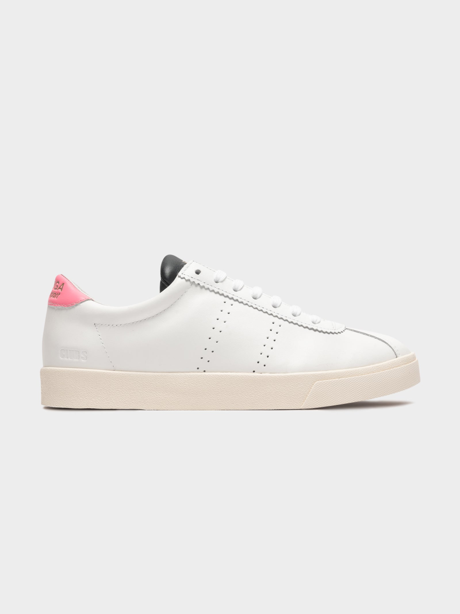 Womens 2843 Club S Sneaker in White & Cotton Candy