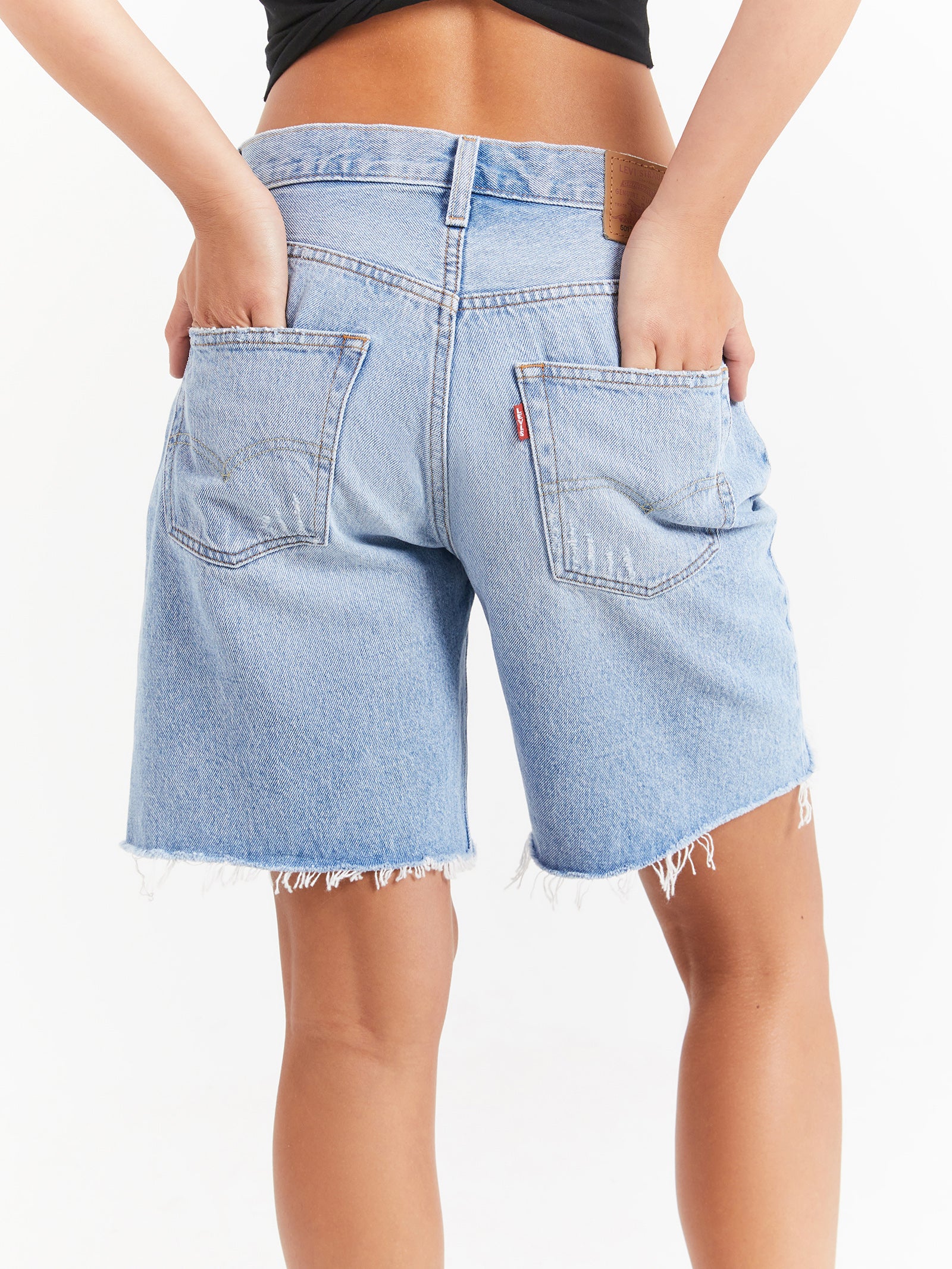 501 90s Denim Shorts in Blue Light Special