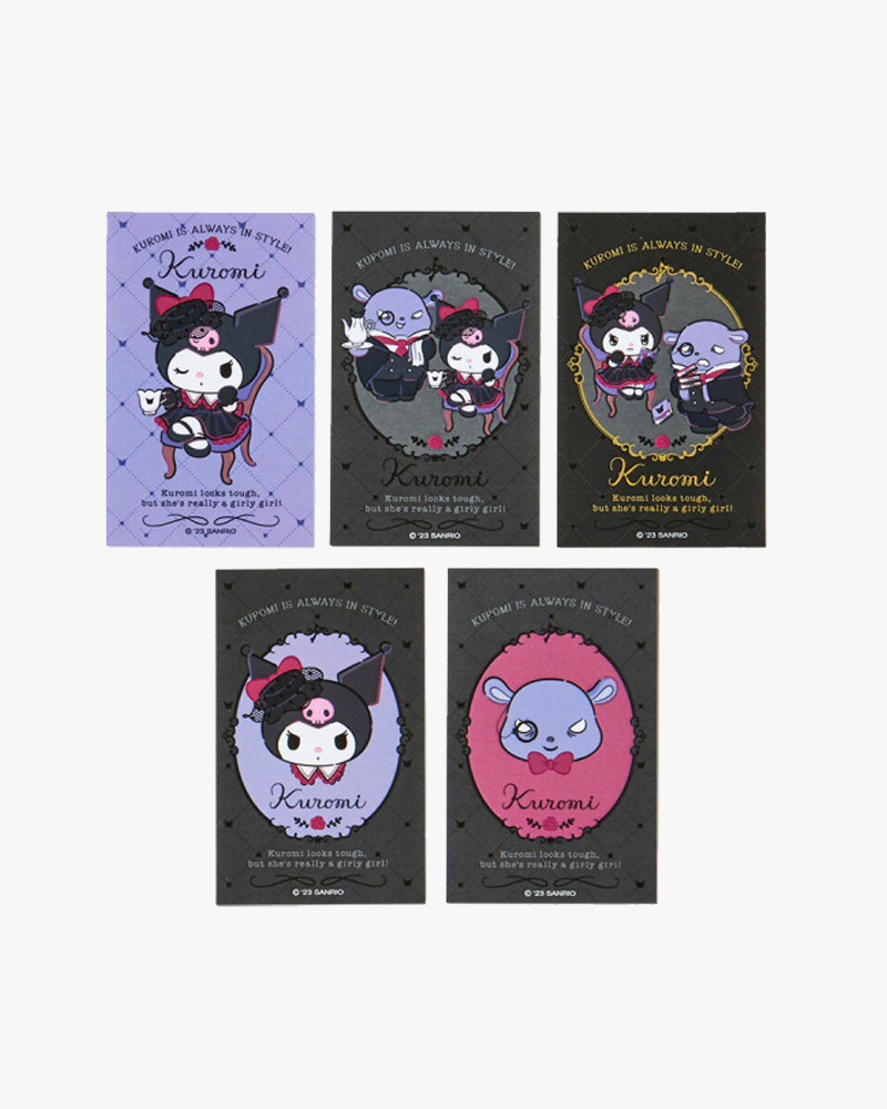 Sanrio Kuromi & Baku Photocard Holder and Sticker Set