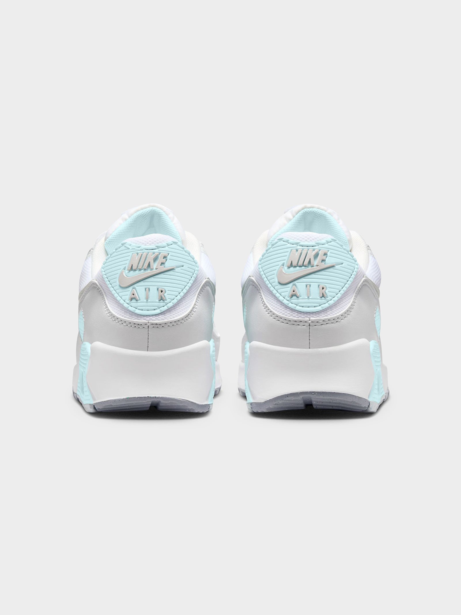 Womens Air Max 90 In White & Glacier Blue