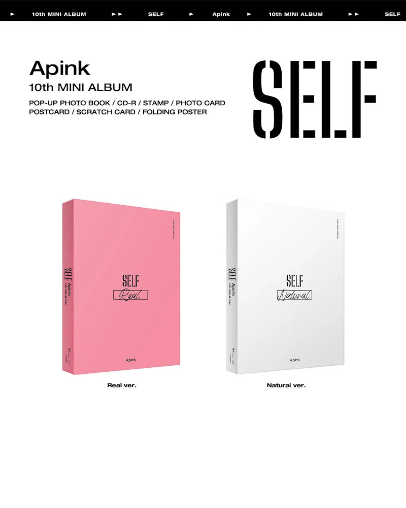 APINK - SELF (10TH MINI ALBUM) PHOTOBOOK VER. (2 VERSIONS)