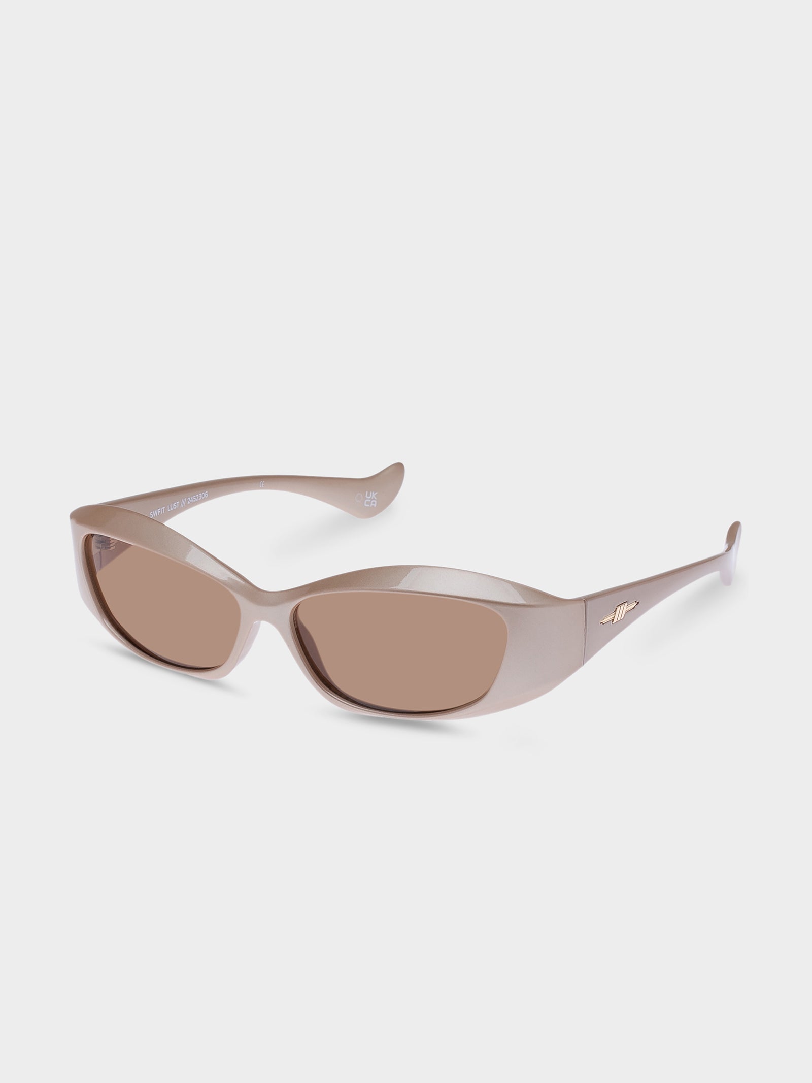 Swift Lust Sunglasses in Pearl Nougat Tan Tint