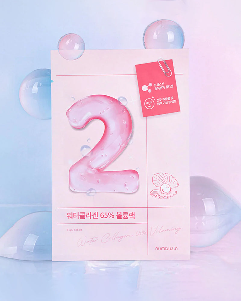 numbuzin No.2 Water Collagen 65% Voluming Sheet Mask